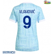 Juventus Dusan Vlahovic #9 Bortedrakt Dame 2025-26 Kortermet